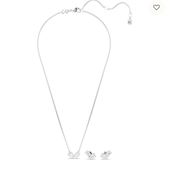 Swarovski necklace and earrings set - Picture 2 of 6